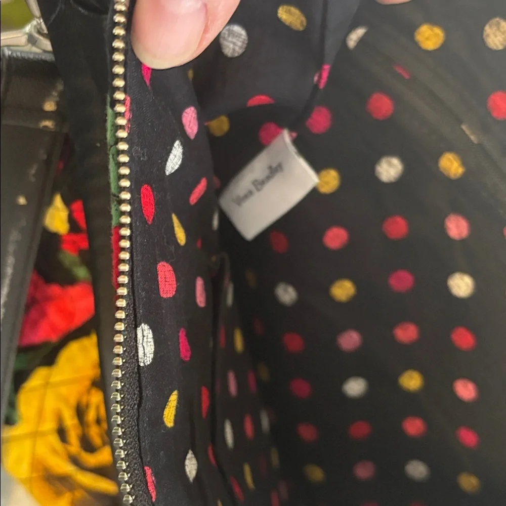 Vera Bradley Havana Rose Retired Vivian Hobo Shoulder Bag Purse